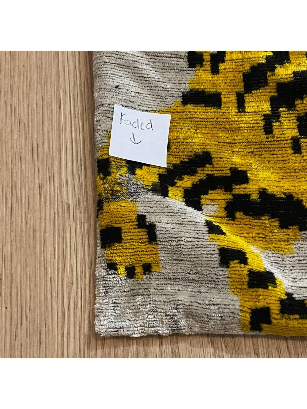 Vintage Tiger Pattern Velvet Pillow Cover with Cream Backing 27x16 Inches